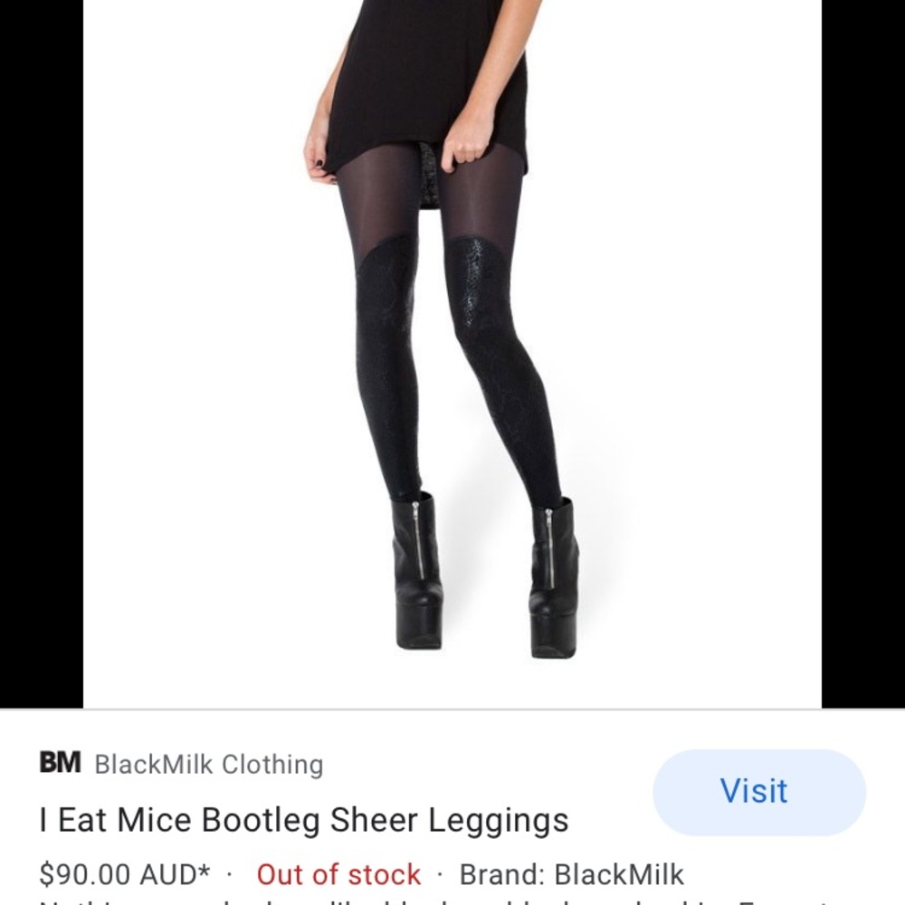 Blackmilk !! Size large legging.